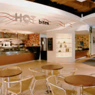 Interior Design of Megabites' Cafe, SIM Campus, Singapore by Interior Designer Nicholas Merrow-Smith