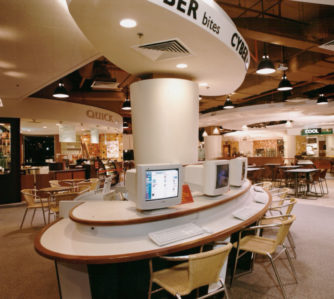 Interior Design of Megabites' Cafe, SIM Campus, Singapore
