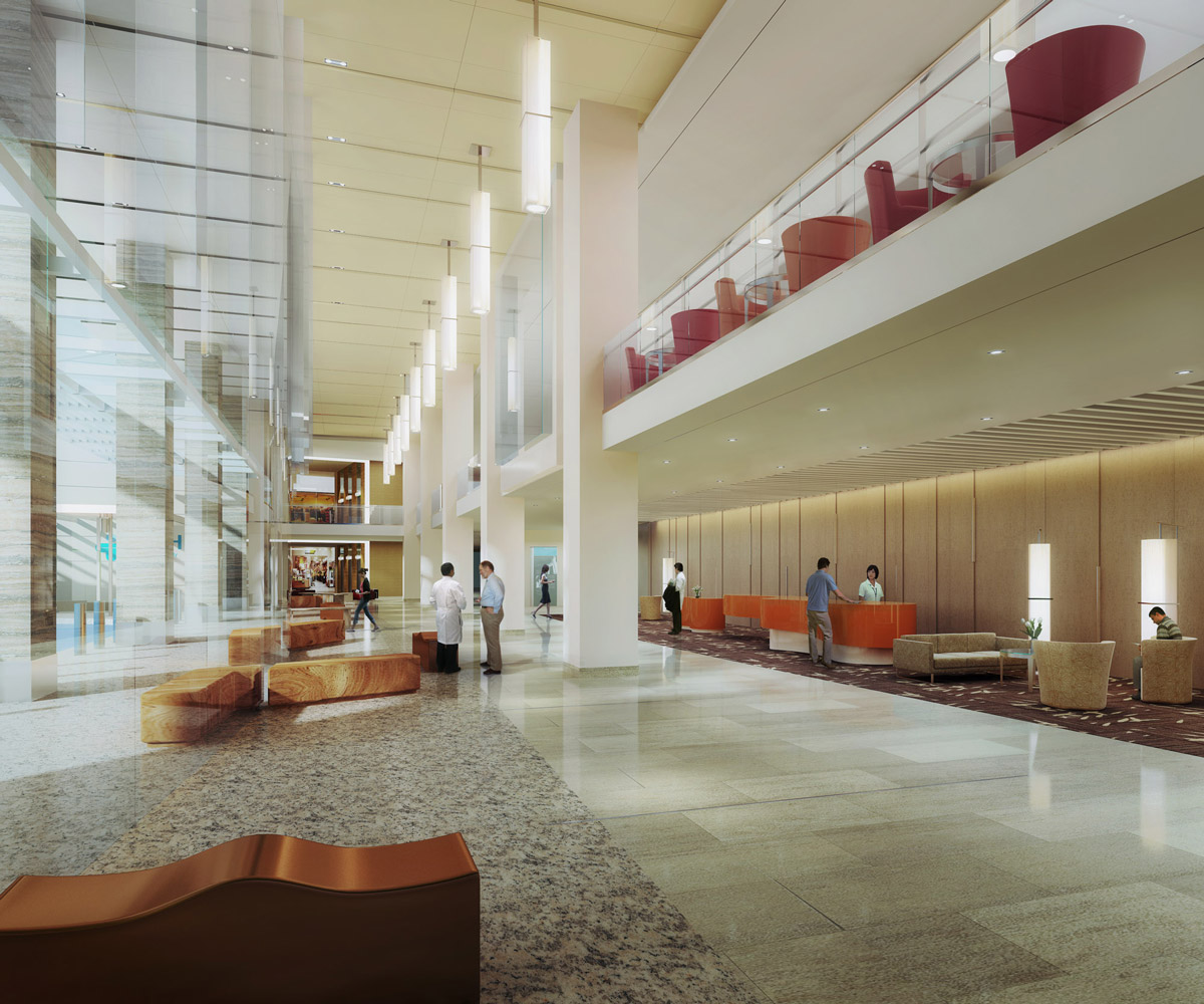 Medical Centre Lobby Interior Design Concept