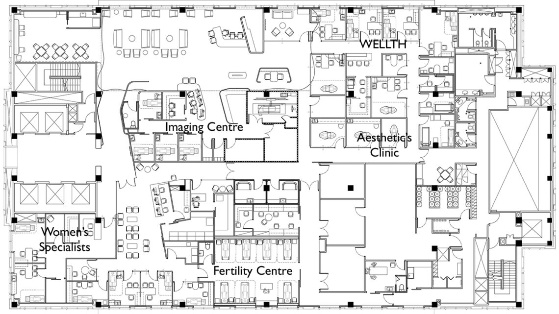 Thomson Medical One-Stop Speciality Centre - Layout plan